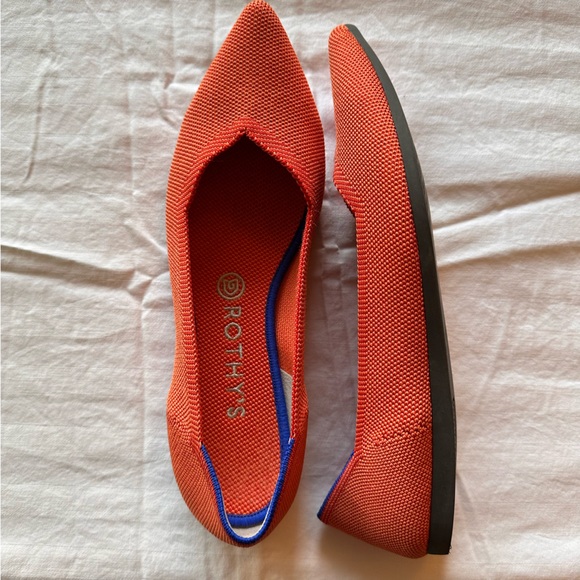 EUC Rothy’s The Point in Orange - Picture 1 of 4